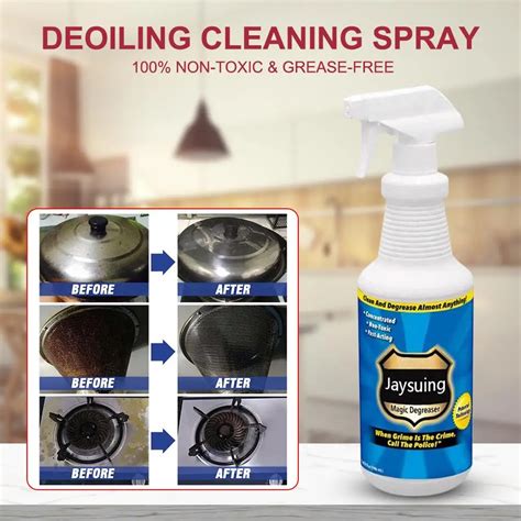 Achieve Professional Level Cleaning Results with Jausuing Magic Degreaser Cleaner Spray
